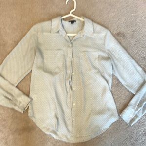 Ann Taylor button down long sleeve blouse